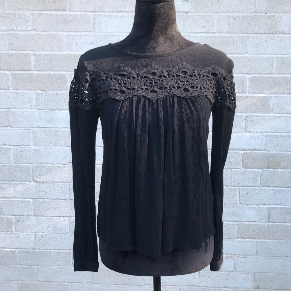 Nanette by Nanette Lepore lace cotton blouse